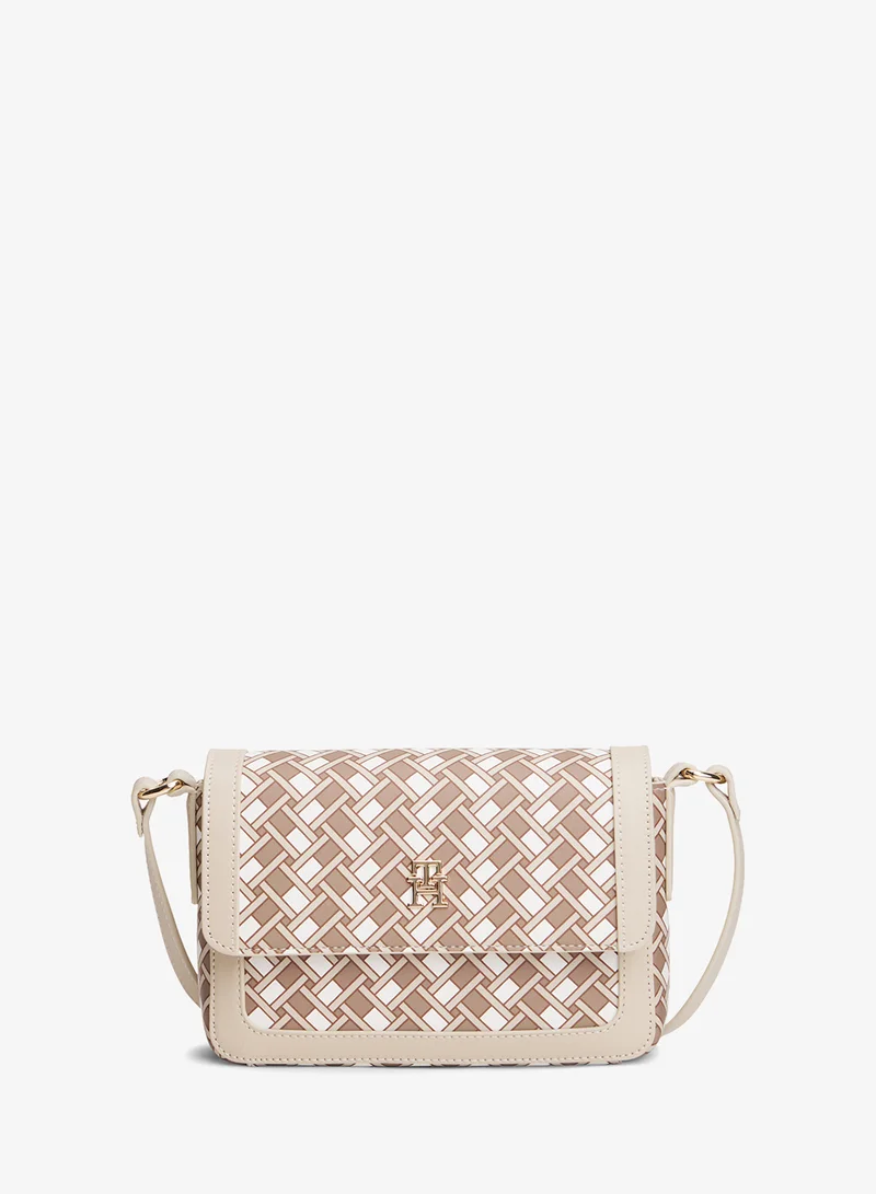 Logo Print Crossbody Bag